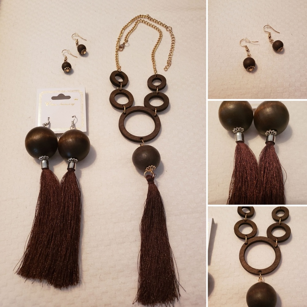 5-piece Jewelry Set w/FREE bracelet
